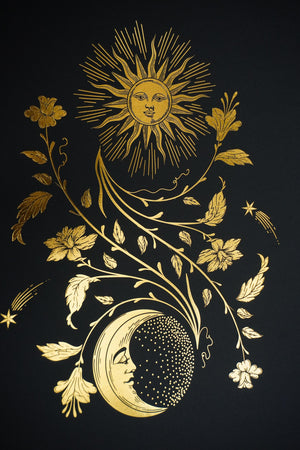 Sun and Moon Spring Art Print