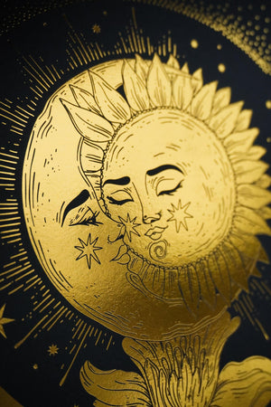 Sun and Moon Daffodil Art Print
