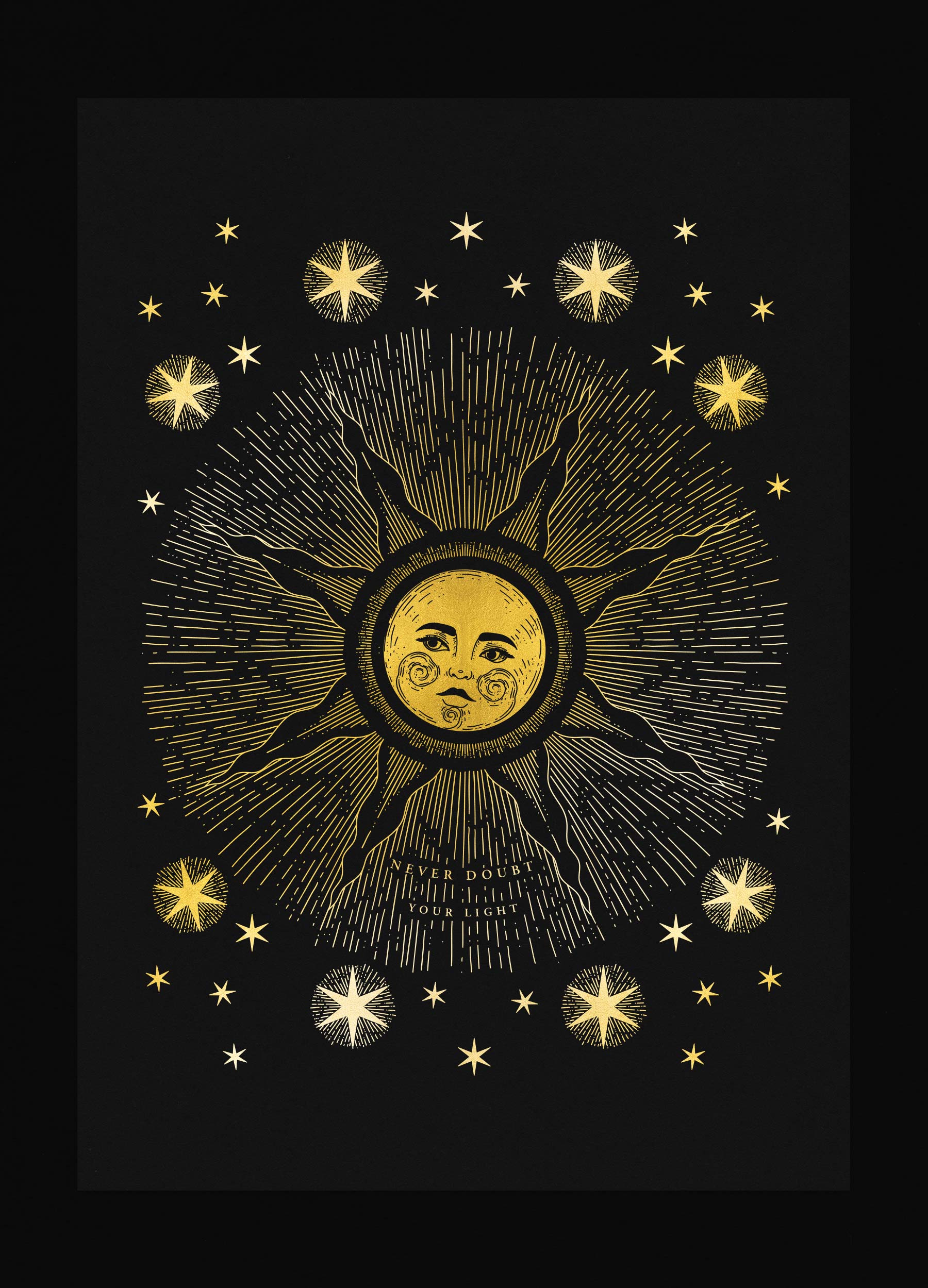 Alchemical Sun Art Print - Cocorrina